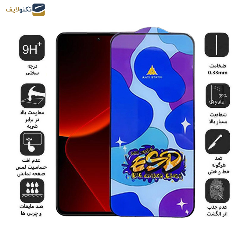 محافظ صفحه نمایش اپیکوی مدل Star ESD مناسب برای گوشی موبایل شیائومی  13T Pro/13T/12T Pro/12T/11T Pro/11T/Mi 10T Lite 5G محافظ صفحه نمایش اپیکوی مدل Star ESD مناسب برای گوشی موبایل شیائومی  13T Pro/13T/12T Pro/12T/11T Pro/11T/Mi 10T Lite 5G