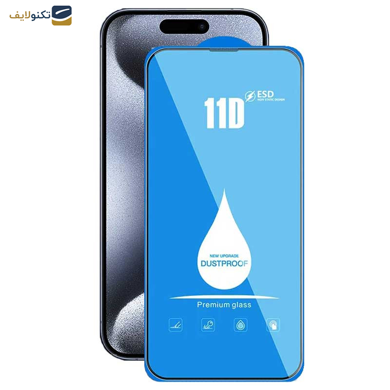 محافظ صفحه نمایش 11D اپیکوی مدل Blue ESD مناسب برای گوشی موبایل اپل iPhone 15 Pro Max محافظ صفحه نمایش 11D اپیکوی مدل Blue ESD مناسب برای گوشی موبایل اپل iPhone 15 Pro Max