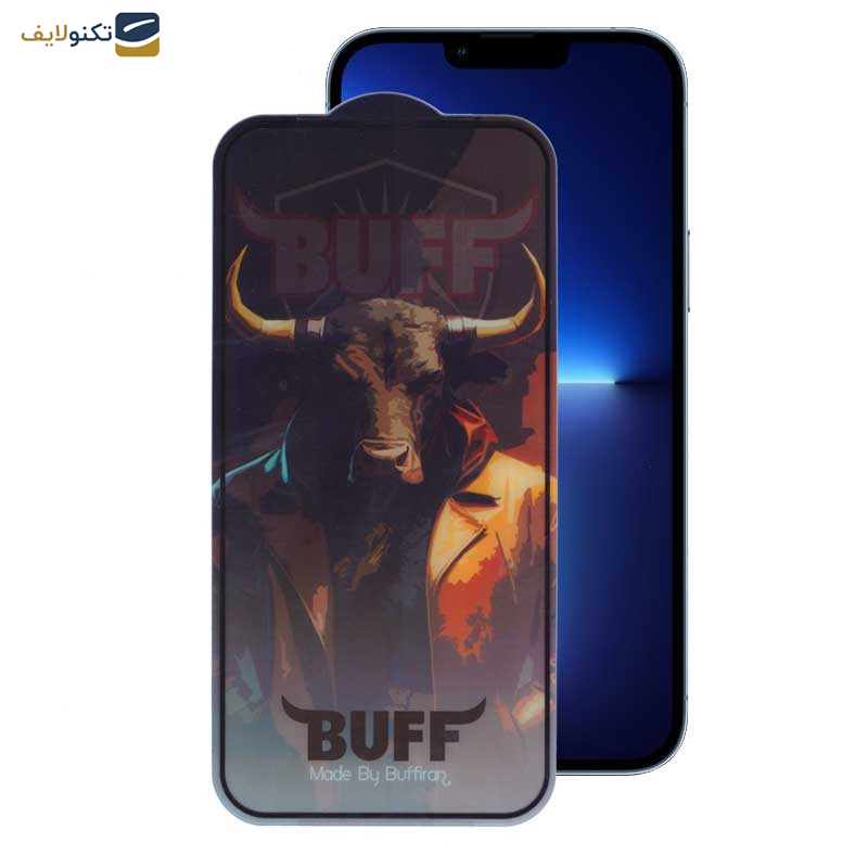 محافظ صفحه نمایش بوف مدل 5D Buffer-G مناسب برای گوشی موبایل اپل iPhone 13 Pro Max / 14 Plus محافظ صفحه نمایش بوف مدل 5D Buffer-G مناسب برای گوشی موبایل اپل iPhone 13 Pro Max / 14 Plus
