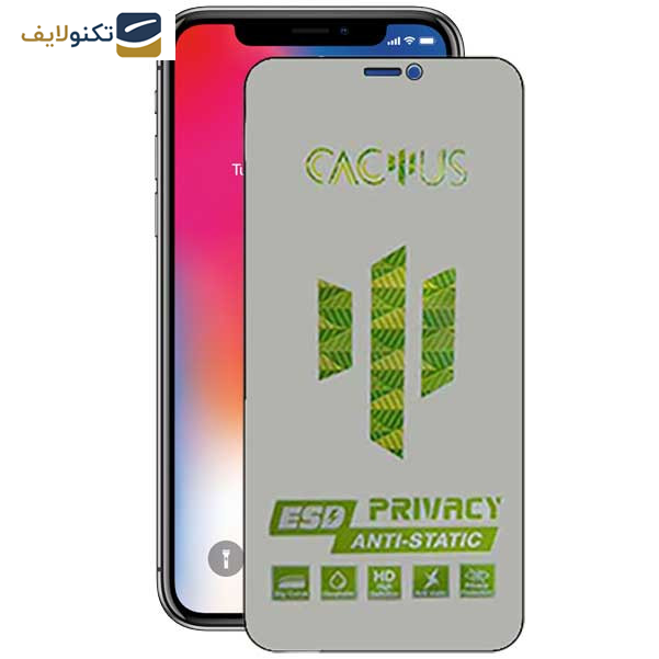 محافظ صفحه نمایش حریم شخصی اپیکوی مدل Cactus-ESD-Privacy مناسب برای گوشی موبایل اپل iPhone 11 Pro Max / XS Max  محافظ صفحه نمایش حریم شخصی اپیکوی مدل Cactus-ESD-Privacy مناسب برای گوشی موبایل اپل iPhone 11 Pro Max / XS Max