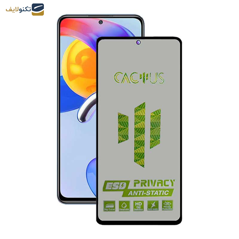 محافظ صفحه نمایش حریم شخصی اِپیکوی مدل Cactus-ESD-Privacy مناسب برای گوشی موبایل شیائومی Redmi Note 11 Pro Plus / Note 11 Pro 4G/5G/China / Note 10 Pro Max / Note 10 Pro 4G/India محافظ صفحه نمایش حریم شخصی اِپیکوی مدل Cactus-ESD-Privacy مناسب برای گوشی موبایل شیائومی Redmi Note 11 Pro Plus / Note 11 Pro 4G/5G/China / Note 10 Pro Max / Note 10 Pro 4G/India