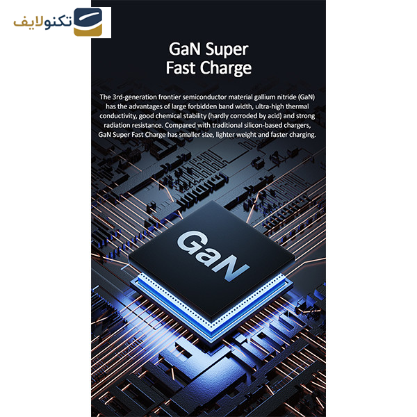 شارژر دیواری 65 وات یوسمز مدل US-CC110 شارژر دیواری 65 وات یوسمز مدل US-CC110