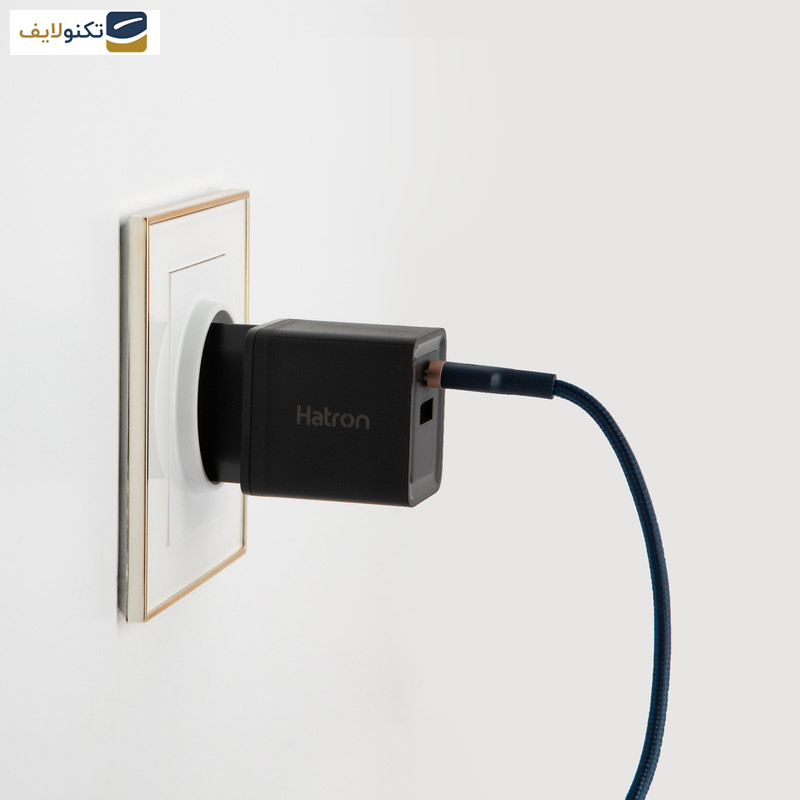 شارژر دیواری 30 وات هترون مدل  HWC 2301 PQ GaN شارژر دیواری 30 وات هترون مدل  HWC 2301 PQ GaN