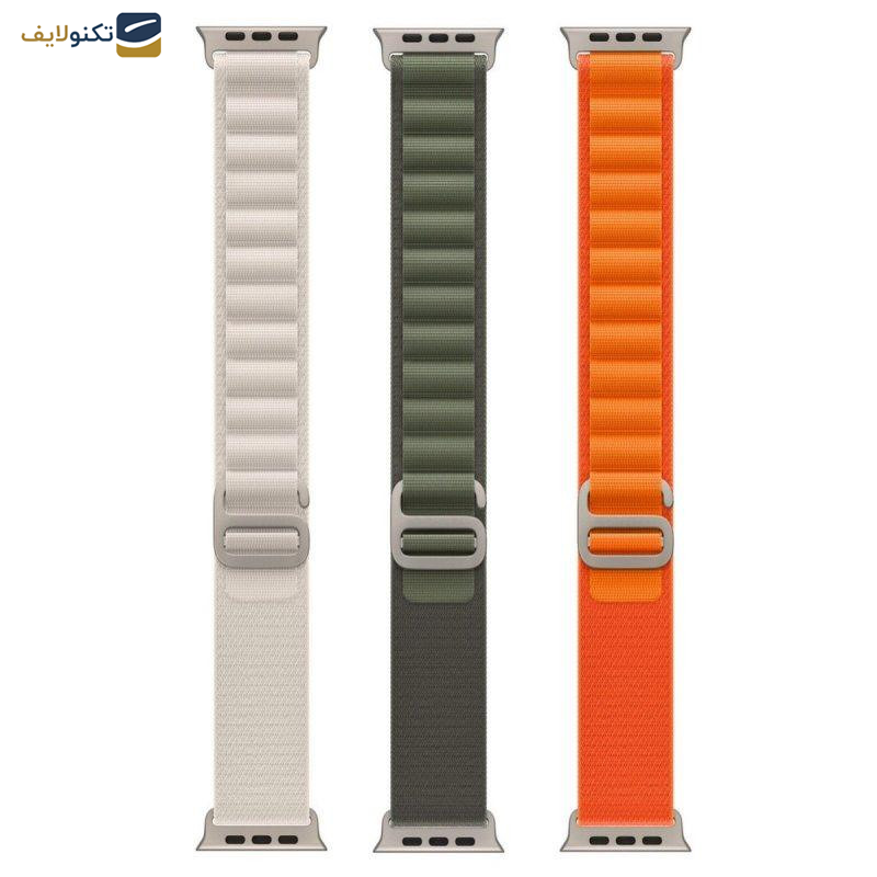 بند مدل Alpine Loop مناسب برای اپل واچ سری 1/2/3/4/5/6/7/8/SE/ULTRA سایز 42/44/45/49 میلی متری