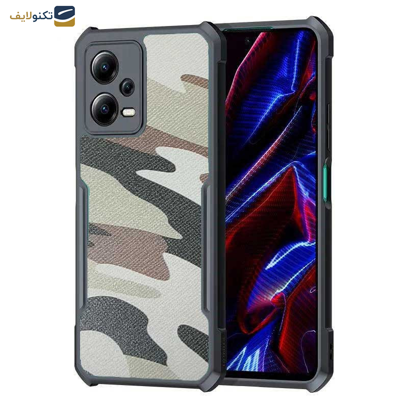 کاور اپیکوی مدل Xundd Camouflage مناسب برای گوشی موبایل شیائومی Poco X5 / Redmi Note 12 5G
