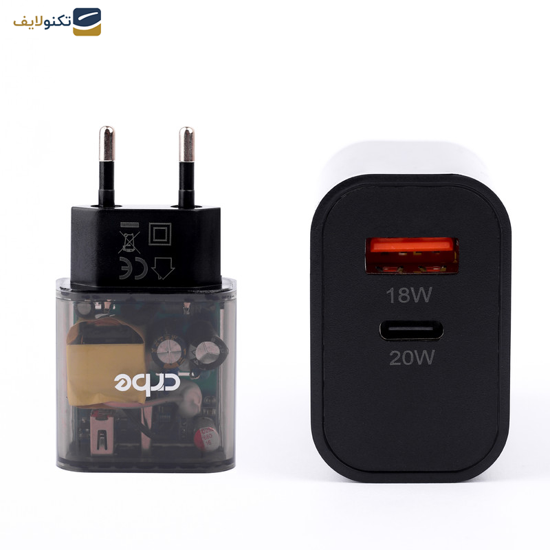شارژر دیواری 20 وات کربی مدل CR-R105 شارژر دیواری 20 وات کربی مدل CR-R105