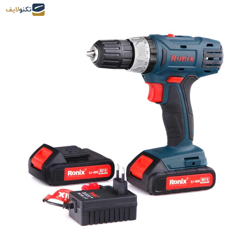 دریل پیچ گوشتی شارژی رونیکس مدل 8018 دریل پیچ گوشتی شارژی رونیکس مدل 8018