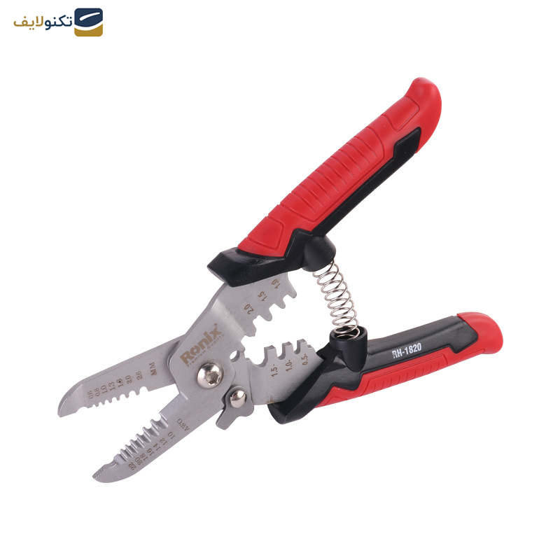 انبر سیم لخت کن رونیکس مدل RH-1820 سایز 7 اینچ انبر سیم لخت کن رونیکس مدل RH-1820 سایز 7 اینچ