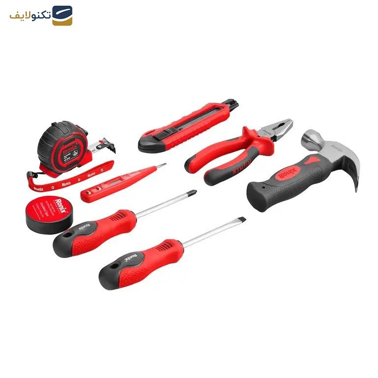 مجموعه 8 عددی ابزار رونیکس مدل RS-0002 مجموعه 8 عددی ابزار رونیکس مدل RS-0002