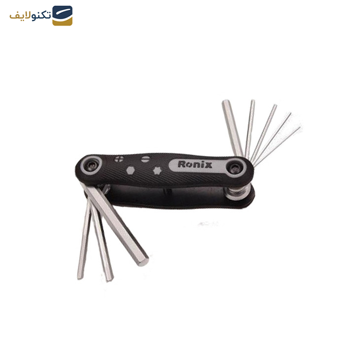 مجموعه 8 عددی آچار آلن تاشو رونیکس مدل RXH-2020 مجموعه 8 عددی آچار آلن تاشو رونیکس مدل RXH-2020