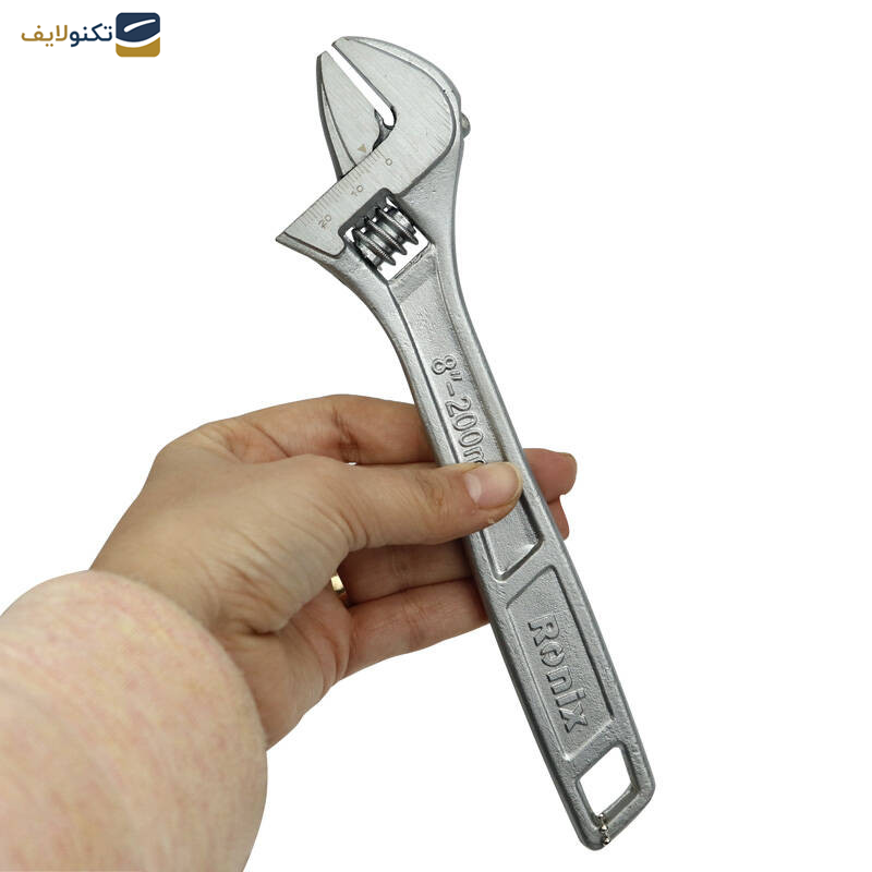 آچار فرانسه رونیکس مدل RH-2431 سایز 8