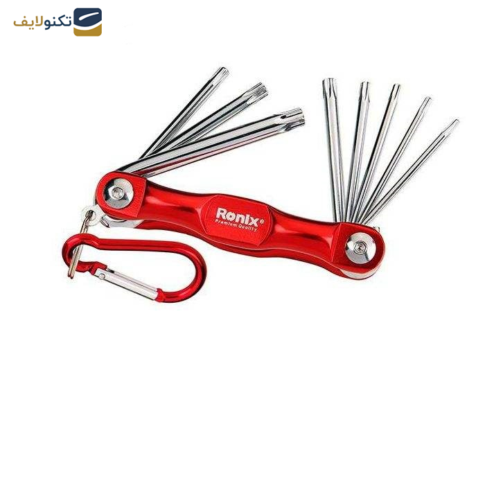 مجموعه 8 عددی آچار ستاره ای رونیکس مدل NIX-2041  مجموعه 8 عددی آچار ستاره ای رونیکس مدل NIX-2041