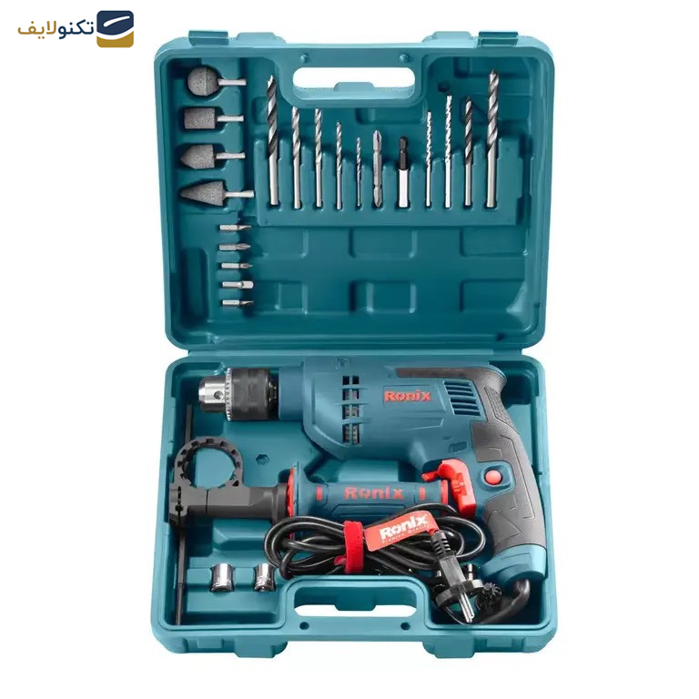 مجموعه 29 عددی دریل  چکشی رونیکس مدل RS-0007 مجموعه 29 عددی دریل  چکشی رونیکس مدل RS-0007