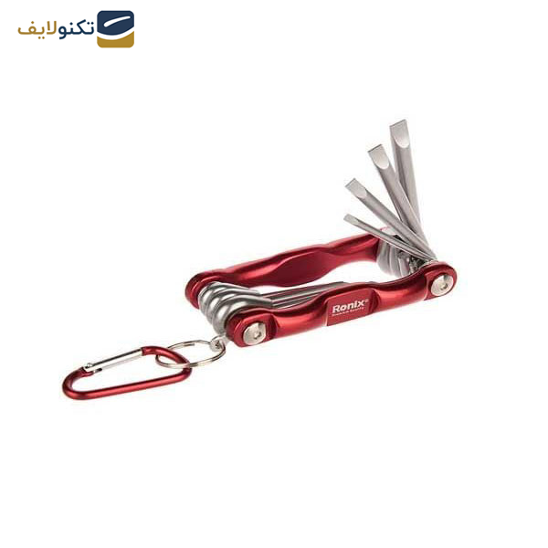 مجموعه 8 عددی پیچ گوشتی تاشو رونیکس مدل RH-2901 مجموعه 8 عددی پیچ گوشتی تاشو رونیکس مدل RH-2901