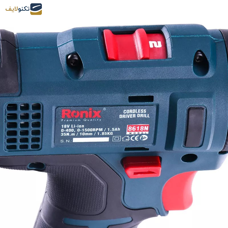 دریل پیچ گوشتی چکشی شارژی رونیکس مدل 8618n دریل پیچ گوشتی چکشی شارژی رونیکس مدل 8618n