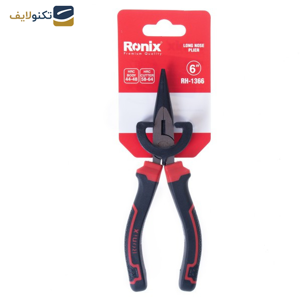 انبر دم باریک رونیکس مدل RX-1366 سایز 6 اینچ 