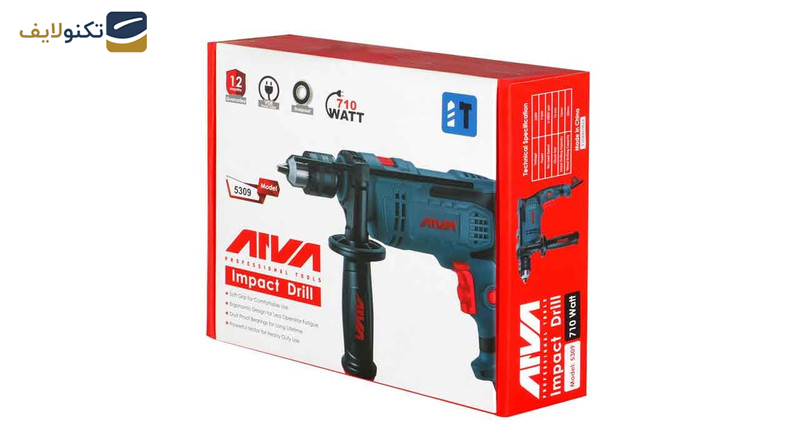 دریل چکشی آروا مدل 5309 دریل چکشی آروا مدل 5309