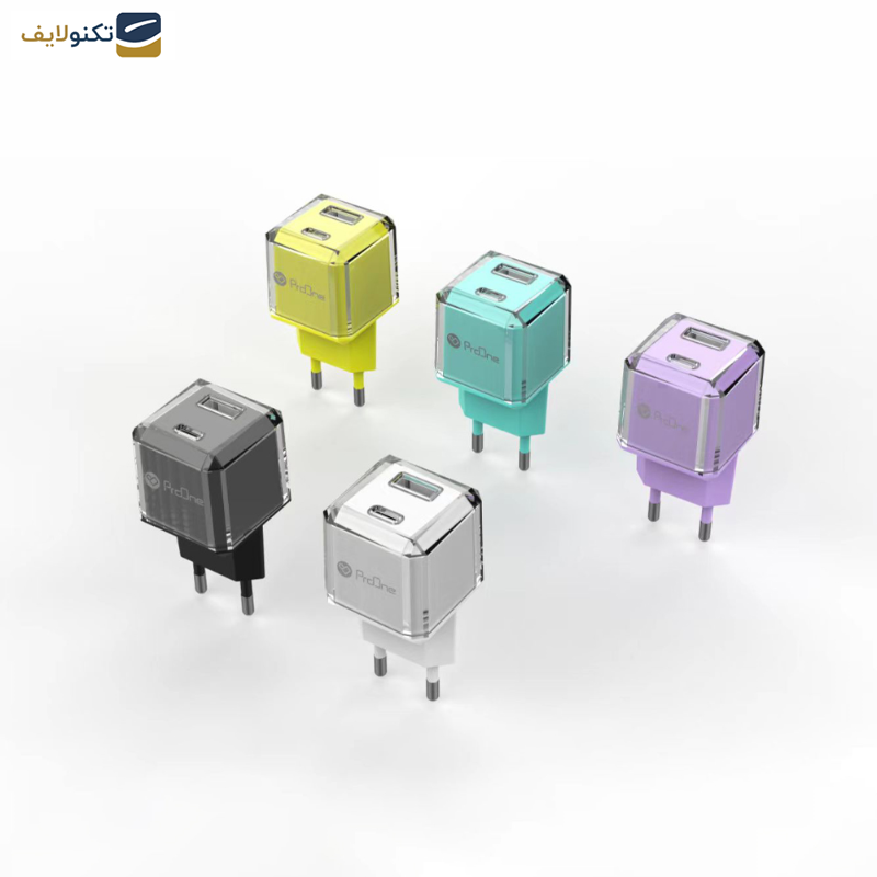 شارژر دیواری 22.5 وات پرووان مدل PWC595 شارژر دیواری 22.5 وات پرووان مدل PWC595