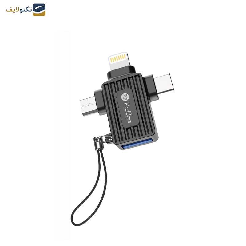 مبدل لایتنینگ به USB-C / USB / micro USB پرووان مدل PCO10 مبدل لایتنینگ به USB-C / USB / micro USB پرووان مدل PCO10