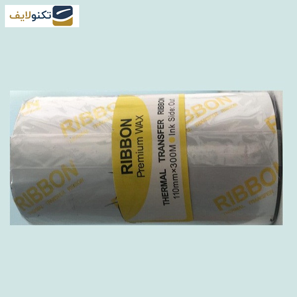 ریبون پرینتر لیبل زن مدل Premium Wax 110mm x 300m  ریبون پرینتر لیبل زن مدل Premium Wax 110mm x 300m