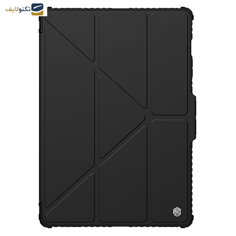 کیف کلاسوری نیلکین مدل Camshield Bumper Flip Folding مناسب برای تبلت سامسونگ Galaxy Tab S9 Plus کیف کلاسوری نیلکین مدل Camshield Bumper Flip Folding مناسب برای تبلت سامسونگ Galaxy Tab S9 Plus
