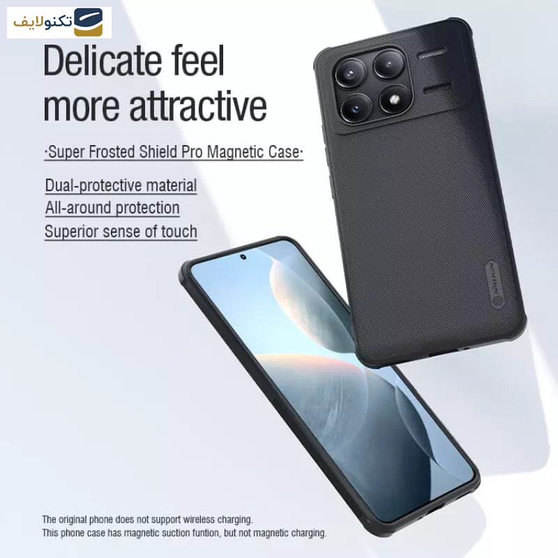 کاور نیلکین مدل Super Frosted Shield Pro Magnetic مناسب برای گوشی موبایل شیائومی Poco F6 Pro/Redmi K70 Pro/Redmi K70 کاور نیلکین مدل Super Frosted Shield Pro Magnetic مناسب برای گوشی موبایل شیائومی Poco F6 Pro/Redmi K70 Pro/Redmi K70