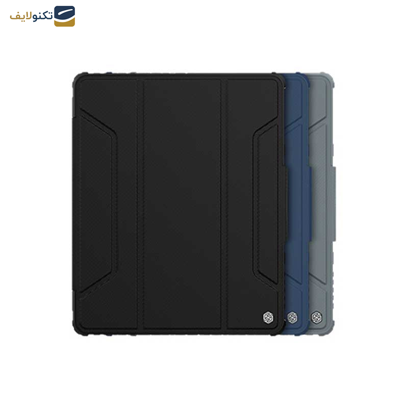کیف کلاسوری نیلکین مدل Camshield Bumper مناسب برای تبلت اپل iPad Air 13 2024 / iPad Pro 12.9 2022 / 2021 / 2020 کیف کلاسوری نیلکین مدل Camshield Bumper مناسب برای تبلت اپل iPad Air 13 2024 / iPad Pro 12.9 2022 / 2021 / 2020