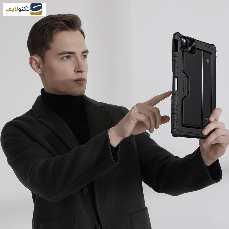 کیف کلاسوری کیبورد دار نیلکین مدل Bumper Combo Keyboard مناسب برای تبلت اپل iPad Air 11 2024 / Air 10.9 2022 / Air 4 / Air 5 / Air 6 / Air 2020 / Ipad Pro 11 2020 / 2021 / 2022 کیف کلاسوری کیبورد دار نیلکین مدل Bumper Combo Keyboard مناسب برای تبلت اپل iPad Air 11 2024 / Air 10.9 2022 / Air 4 / Air 5 / Air 6 / Air 2020 / Ipad Pro 11 2020 / 2021 / 2022