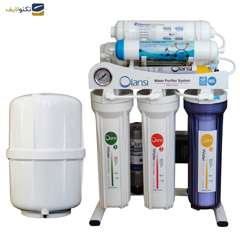 دستگاه تصفیه کننده آب اولانسی مدل REVERSE OSMOSIS - AT8300 به همراه فیلتر مجموعه 3 عددی دستگاه تصفیه کننده آب اولانسی مدل REVERSE OSMOSIS - AT8300 به همراه فیلتر مجموعه 3 عددی