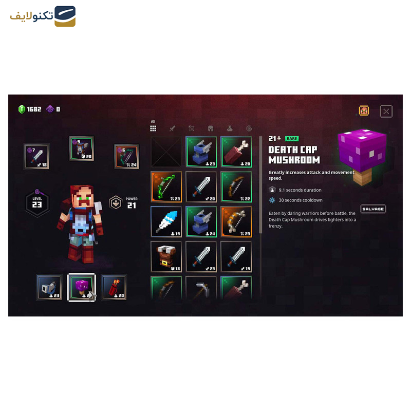 بازی Minecraft Dungeons مخصوص PS4 بازی Minecraft Dungeons مخصوص PS4