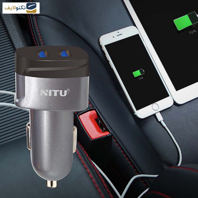 شارژر فندکی نیتو مدل NT-CC835  شارژر فندکی نیتو مدل NT-CC835