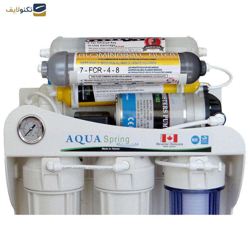 دستگاه تصفیه کننده آب آکوآ اسپرینگ مدل RO-SF5580 به همراه فیلتر تصفیه آب مجموعه 4 عددی دستگاه تصفیه کننده آب آکوآ اسپرینگ مدل RO-SF5580 به همراه فیلتر تصفیه آب مجموعه 4 عددی