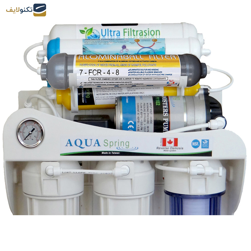 دستگاه تصفیه کننده آب آکوآ اسپرینگ مدل RO-SF5660 به همراه فیلتر تصفیه آب مجموعه 3 عددی دستگاه تصفیه کننده آب آکوآ اسپرینگ مدل RO-SF5660 به همراه فیلتر تصفیه آب مجموعه 3 عددی