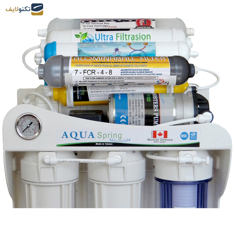 دستگاه تصفیه کننده آب آکوآ اسپرینگ مدل RO-SF6100 به همراه فیلتر بسته 4 عددی دستگاه تصفیه کننده آب آکوآ اسپرینگ مدل RO-SF6100 به همراه فیلتر بسته 4 عددی