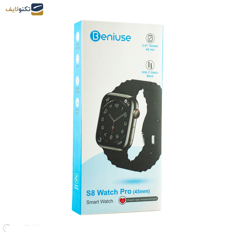 ساعت هوشمند بنیوس مدل S8 Watch Pro 45mm ساعت هوشمند بنیوس مدل S8 Watch Pro 45mm