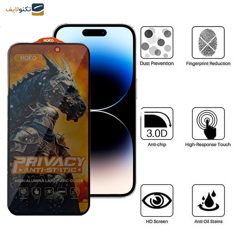 محافظ صفحه نمایش حریم شخصی اپیکوی مدل Knight Privacy مناسب برای گوشی موبایل اپل iPhone 14 Pro محافظ صفحه نمایش حریم شخصی اپیکوی مدل Knight Privacy مناسب برای گوشی موبایل اپل iPhone 14 Pro