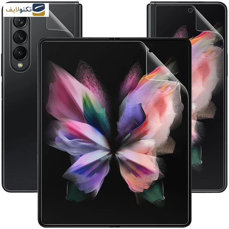 محافظ صفحه نمایش اپیکوی مدل Full Body 360 مناسب برای گوشی موبایل سامسونگ Galaxy Z Fold 5 به همراه محافظ پشت گوشی محافظ صفحه نمایش اپیکوی مدل Full Body 360 مناسب برای گوشی موبایل سامسونگ Galaxy Z Fold 5 به همراه محافظ پشت گوشی