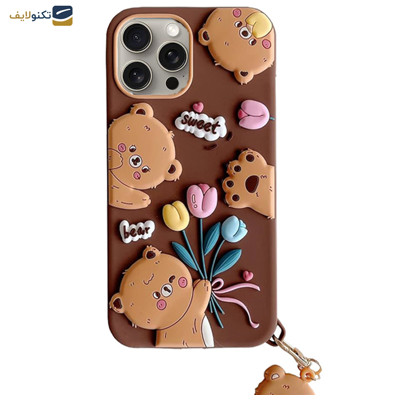 کاور اپیکوی مدل Chubby Bear مناسب برای گوشی موبایل اپل iPhone 14 Pro Max به همراه آویز کاور اپیکوی مدل Chubby Bear مناسب برای گوشی موبایل اپل iPhone 14 Pro Max به همراه آویز