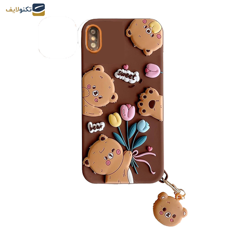 کاور اپیکوی مدل Chubby Bear مناسب برای گوشی موبایل اپل iPhone X/ XS به همراه آویز کاور اپیکوی مدل Chubby Bear مناسب برای گوشی موبایل اپل iPhone X/ XS به همراه آویز