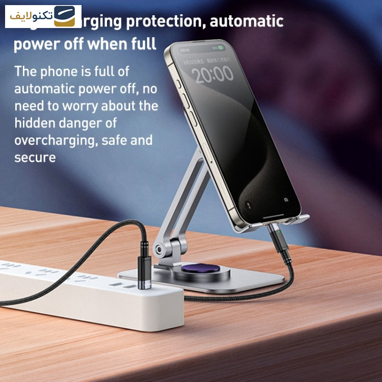 کابل USB-C یسیدو مدل AUTO POWER OFF CA160 60W طول 1.2 متر کابل USB-C یسیدو مدل AUTO POWER OFF CA160 60W طول 1.2 متر