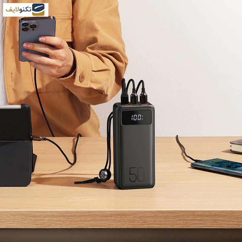 پاوربانک هیسکا مدل HP-510PD ظرفیت 50000 میلی آمپر ساعت پاوربانک هیسکا مدل HP-510PD ظرفیت 50000 میلی آمپر ساعت