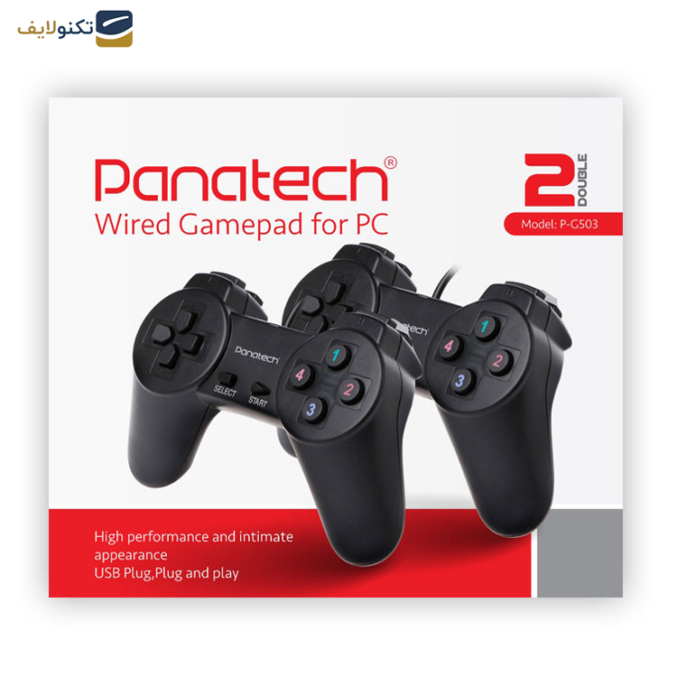 دسته بازی پاناتک مدل p-g503 بسته 2 عددی دسته بازی پاناتک مدل p-g503 بسته 2 عددی