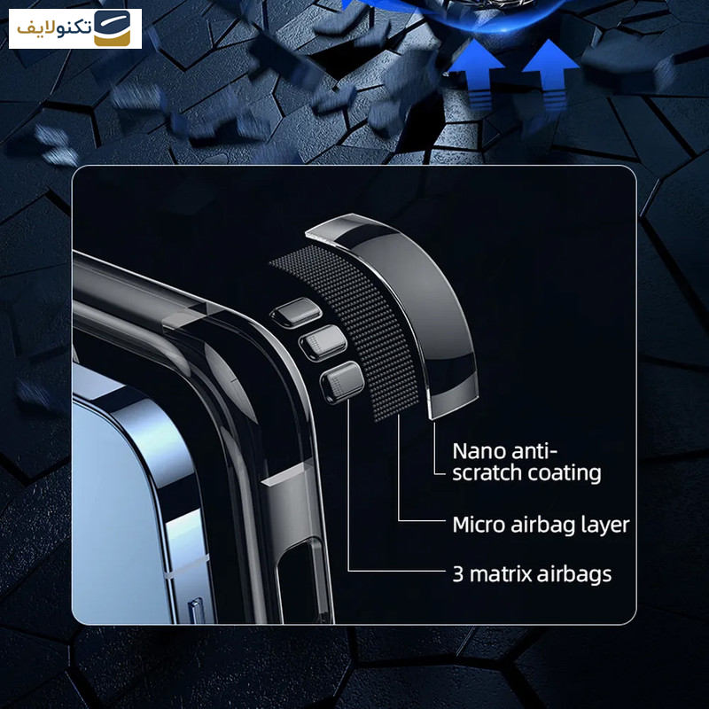 کاور یوسمز مدل US-BH810 مناسب برای گوشی موبایل اپل Iphone 14 ProMax  کاور یوسمز مدل US-BH810 مناسب برای گوشی موبایل اپل Iphone 14 ProMax