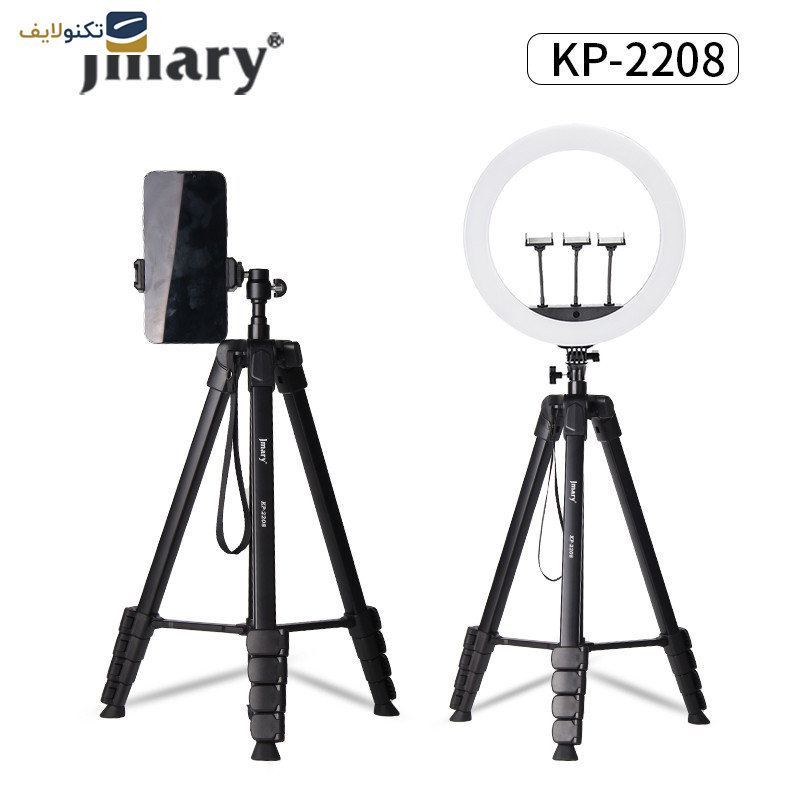 سه پایه دوربین جی ماری مدل KP-2208 سه پایه دوربین جی ماری مدل KP-2208