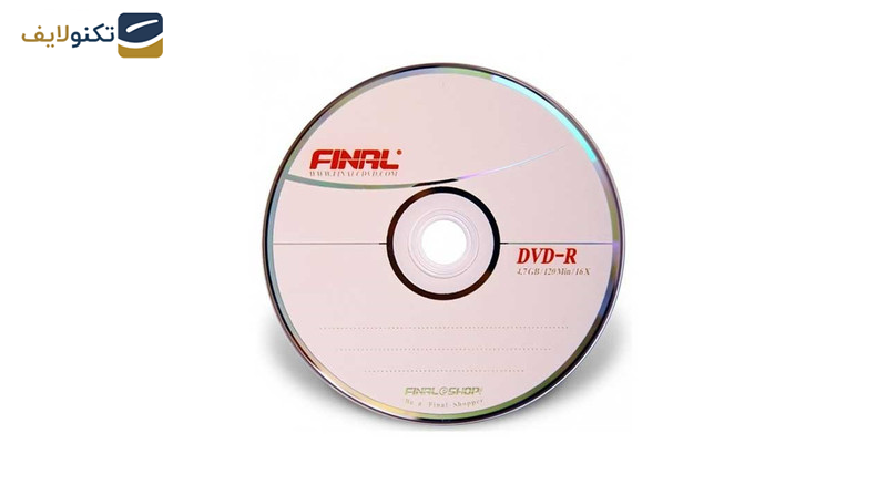 دی وی دی خام فینال مدل DVD-R بسته 50 عددی دی وی دی خام فینال مدل DVD-R بسته 50 عددی