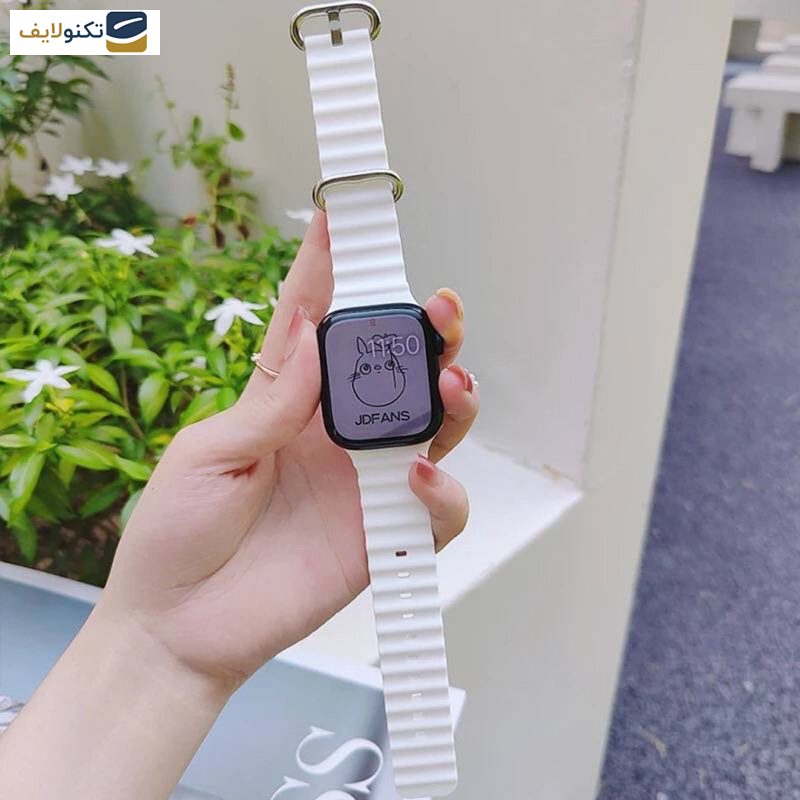 بند مدل Ocean مناسب برای اپل واچ 42/44/45 میلی متری بند مدل Ocean مناسب برای اپل واچ 42/44/45 میلی متری