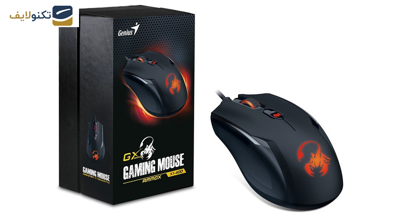 ماوس مخصوص بازی جنیوس مدل Ammox X1-400 ماوس مخصوص بازی جنیوس مدل Ammox X1-400