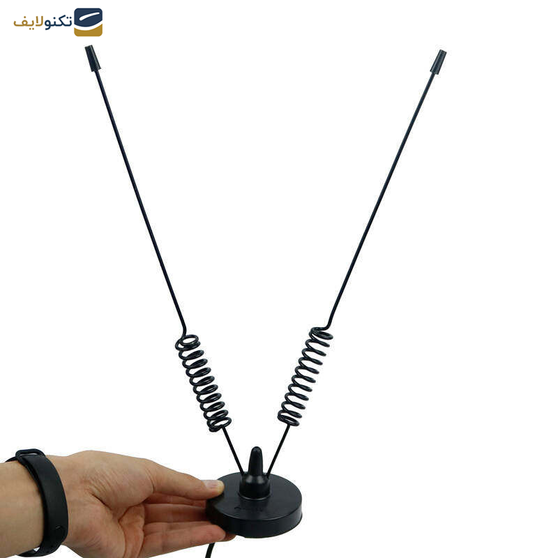 آنتن رومیزی امین مدل دوفنره آهنربایی آنتن رومیزی امین مدل دوفنره آهنربایی