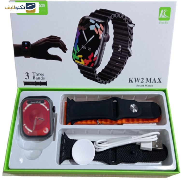 ساعت هوشمند مدل kw2 max