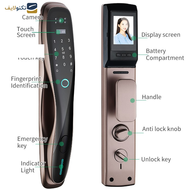 دستگیره هوشمند مدل V200 دستگیره هوشمند مدل V200